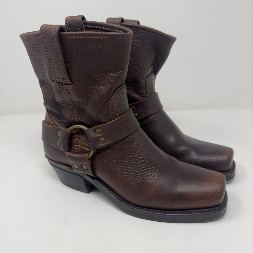 Frye Classic Harness Leather Short Boots